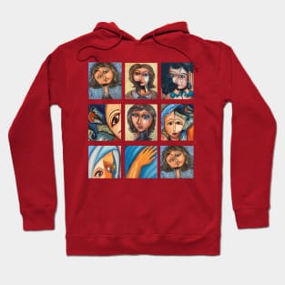 Collage Paintings Ideas Hoodie